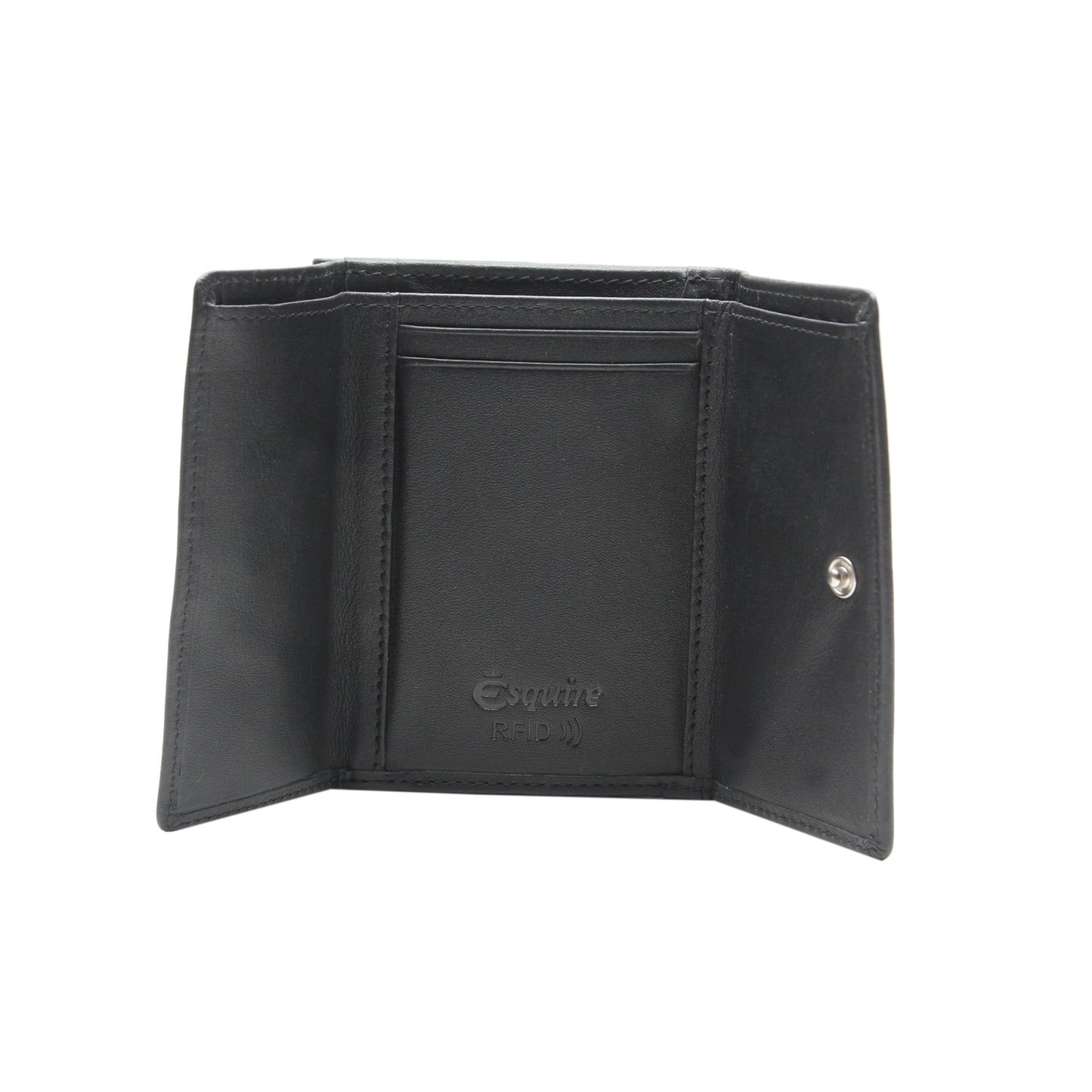 Taschenbörse mit RFID Logo (Schwarz)