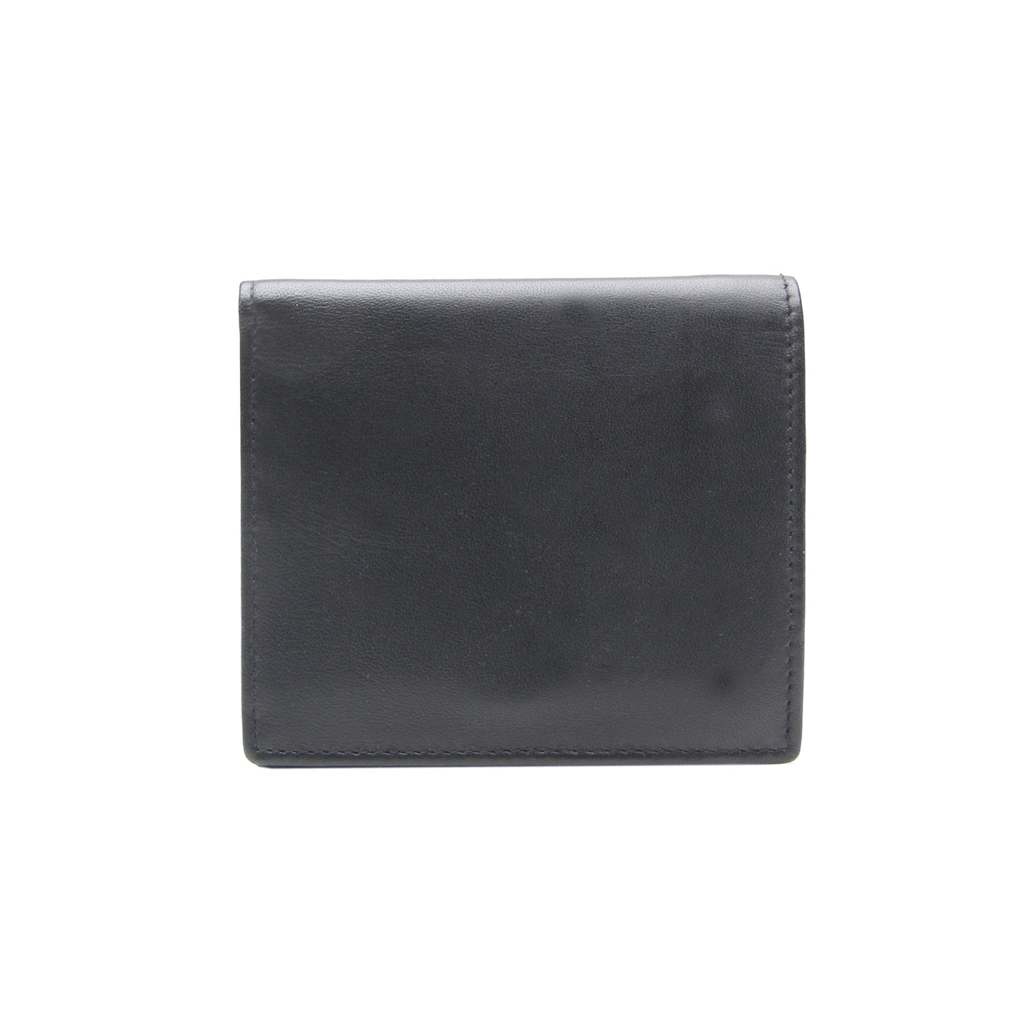 Hochformatbörse mit RFID und Wiener Schachtel Logo (Schwarz)