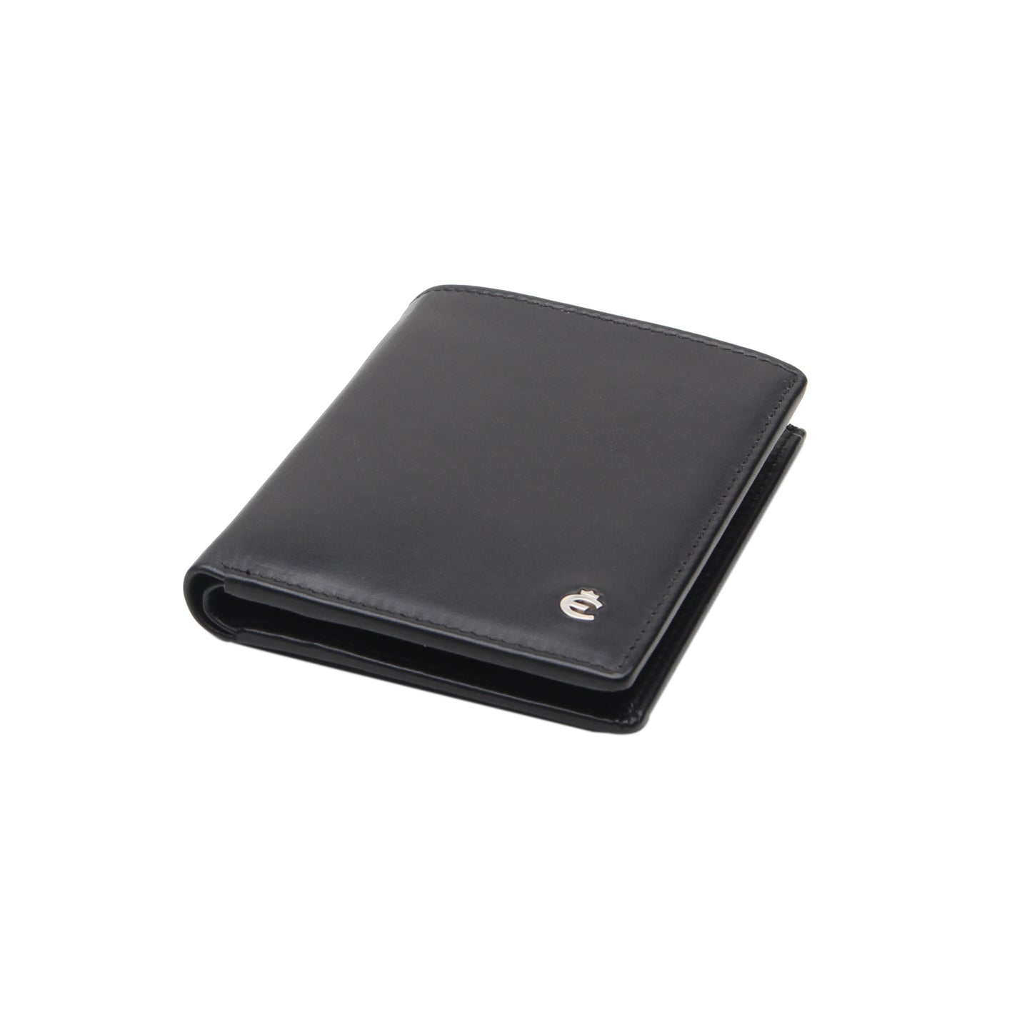 Hochformatbörse mit RFID Schutz & Cardsafe System "Harry" - Schwarz & Blau