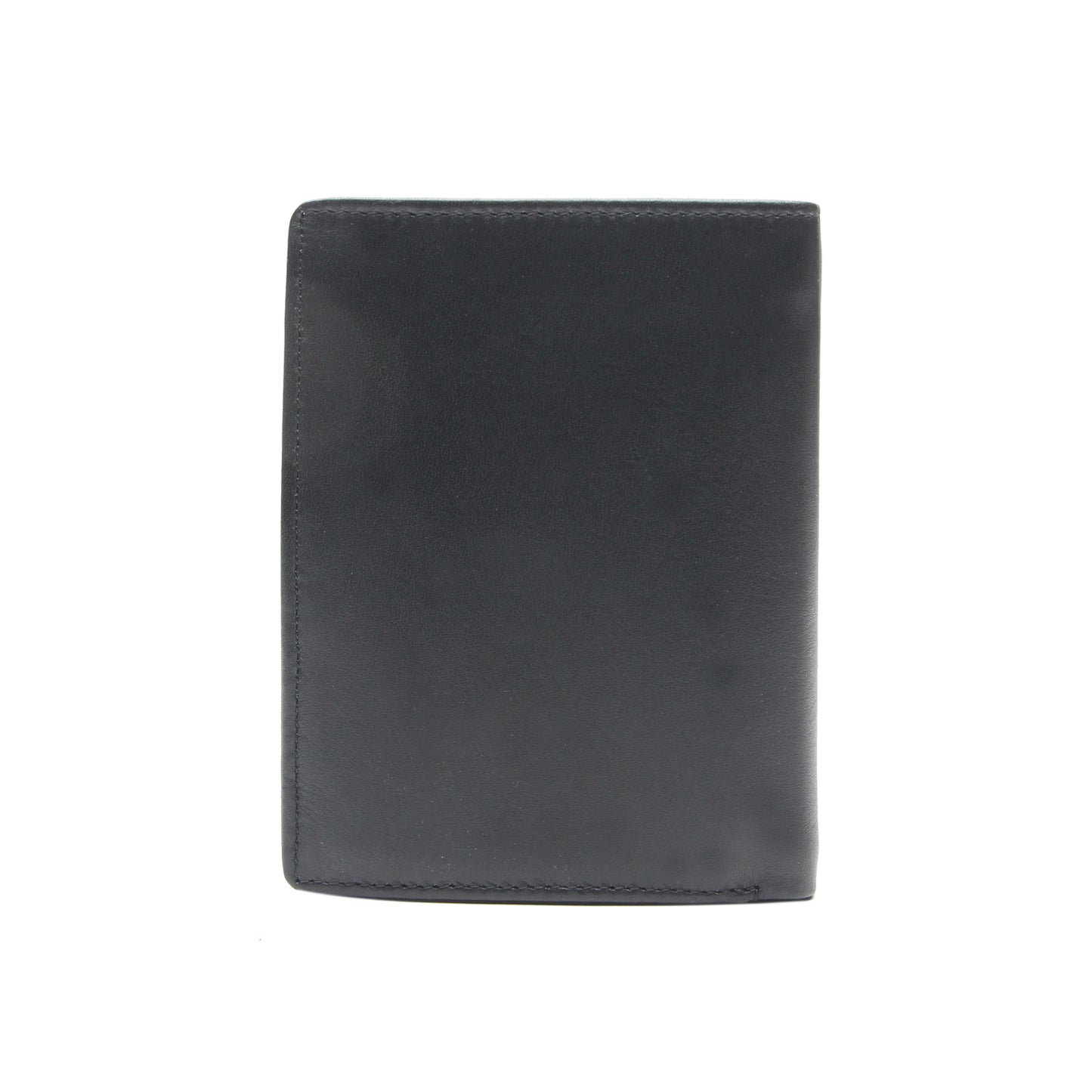 Hochformatbörse mit RFID Logo (Schwarz)