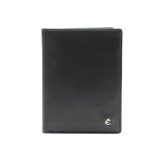 Hochformatbörse mit RFID Schutz & Cardsafe System "Harry" - Schwarz