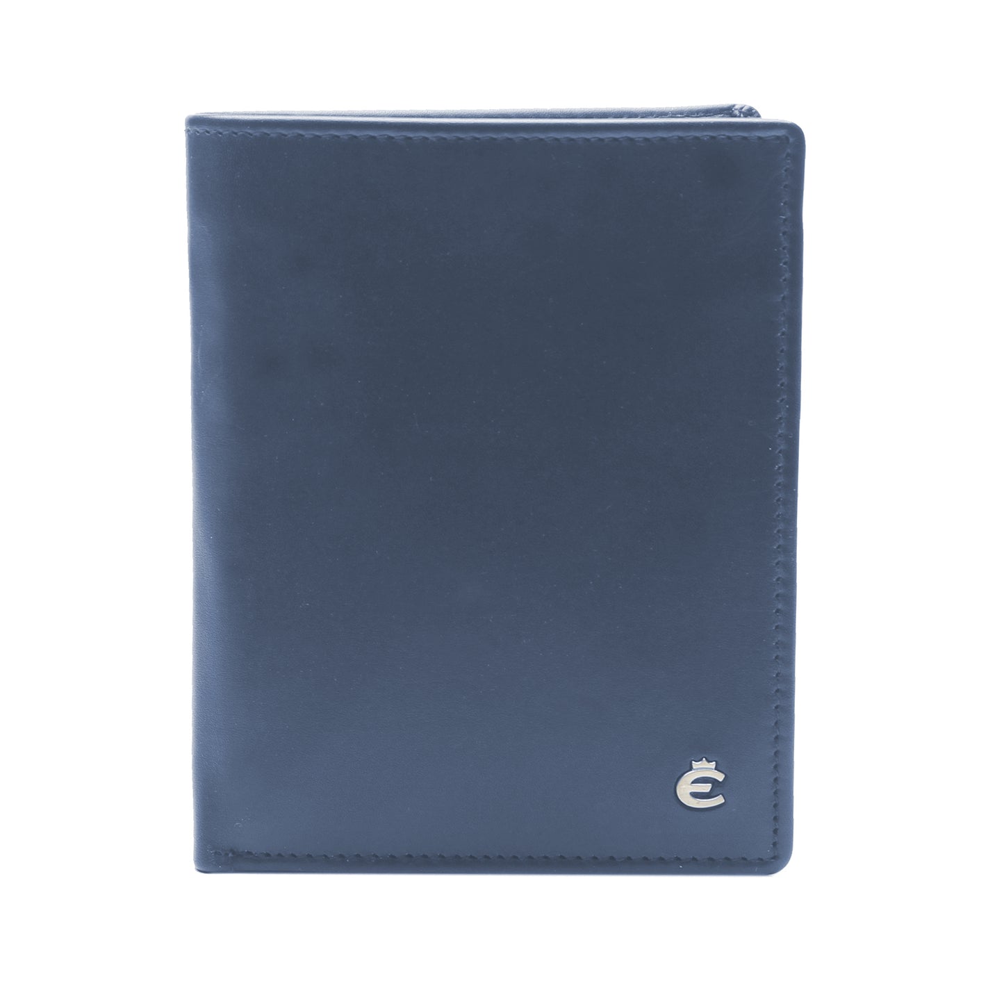 Hochformatbörse mit RFID Schutz & Cardsafe System "Harry" - Schwarz & Blau