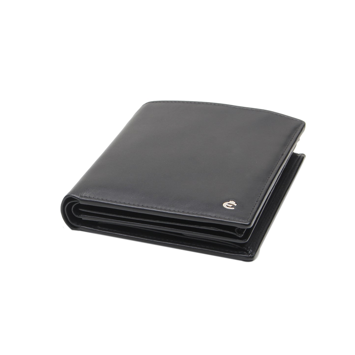 Hochformatbörse mit RFID Schutz & Cardsafe System "Harry" - Schwarz