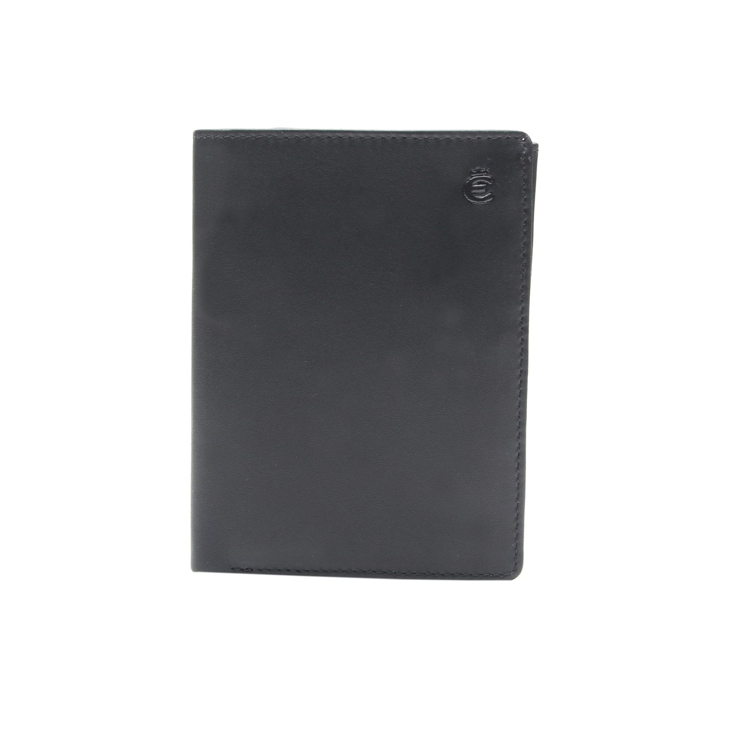 Hochformatbörse mit RFID Logo (Schwarz)