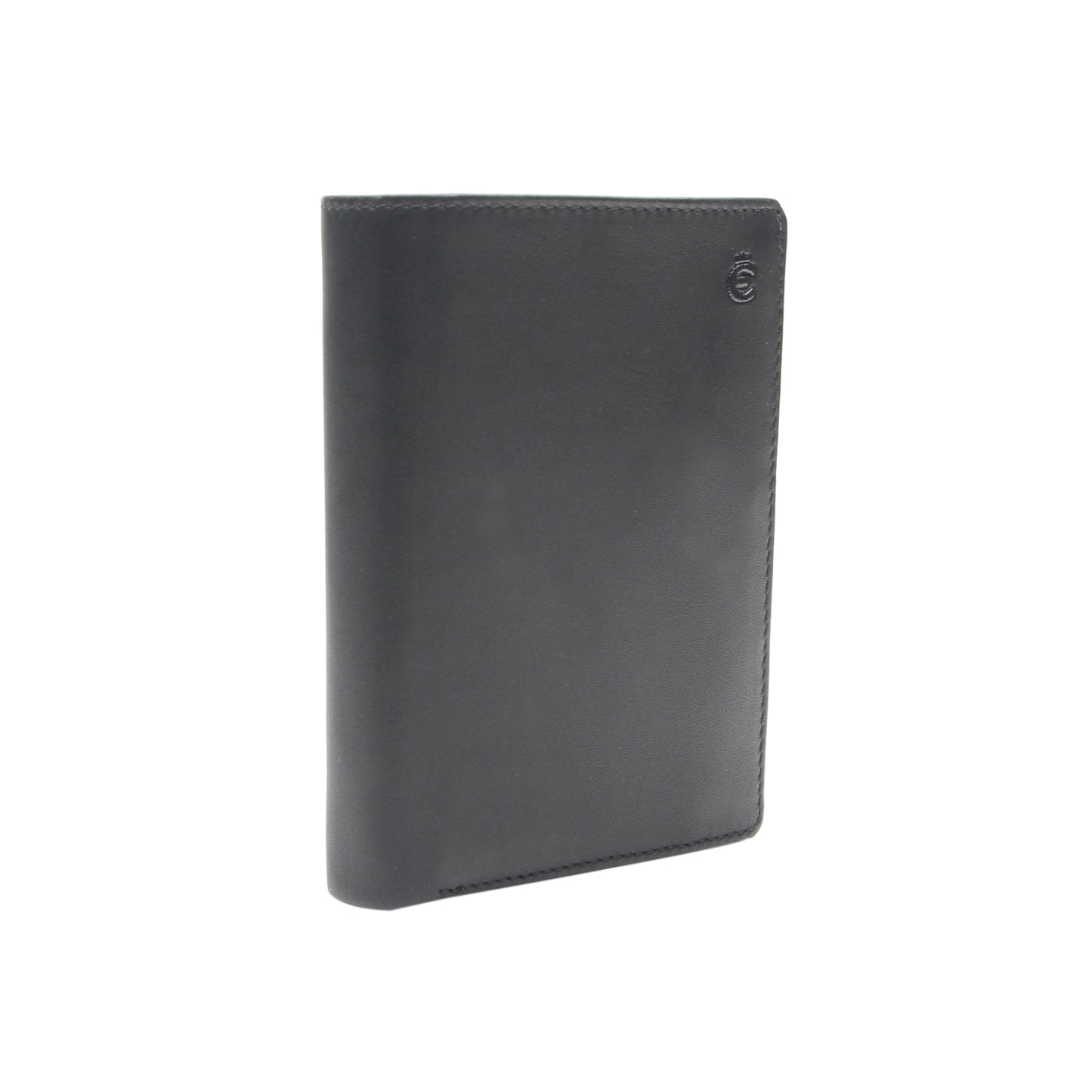 Hochformatbörse mit RFID Logo (Schwarz)