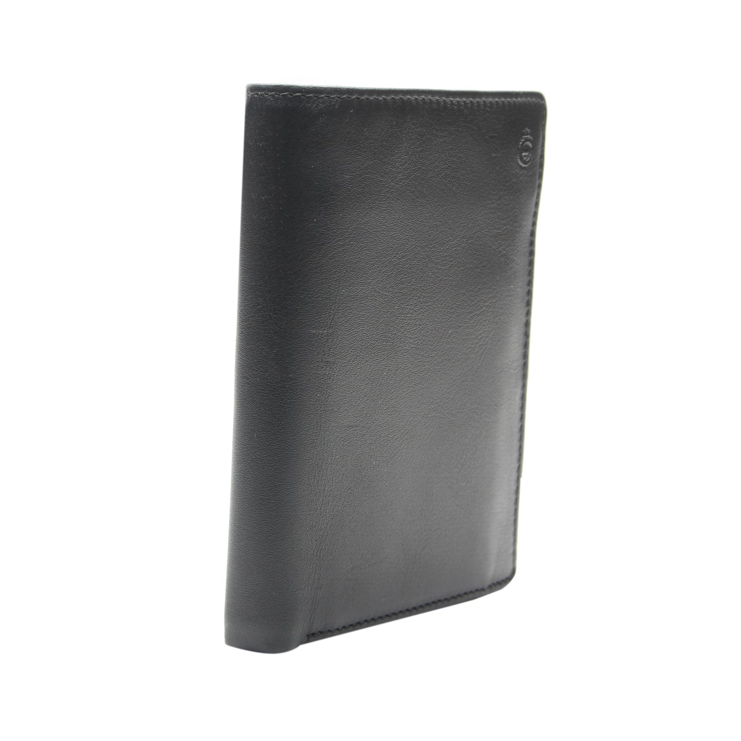 Hochformatbörse mit RFID Logo (Schwarz)