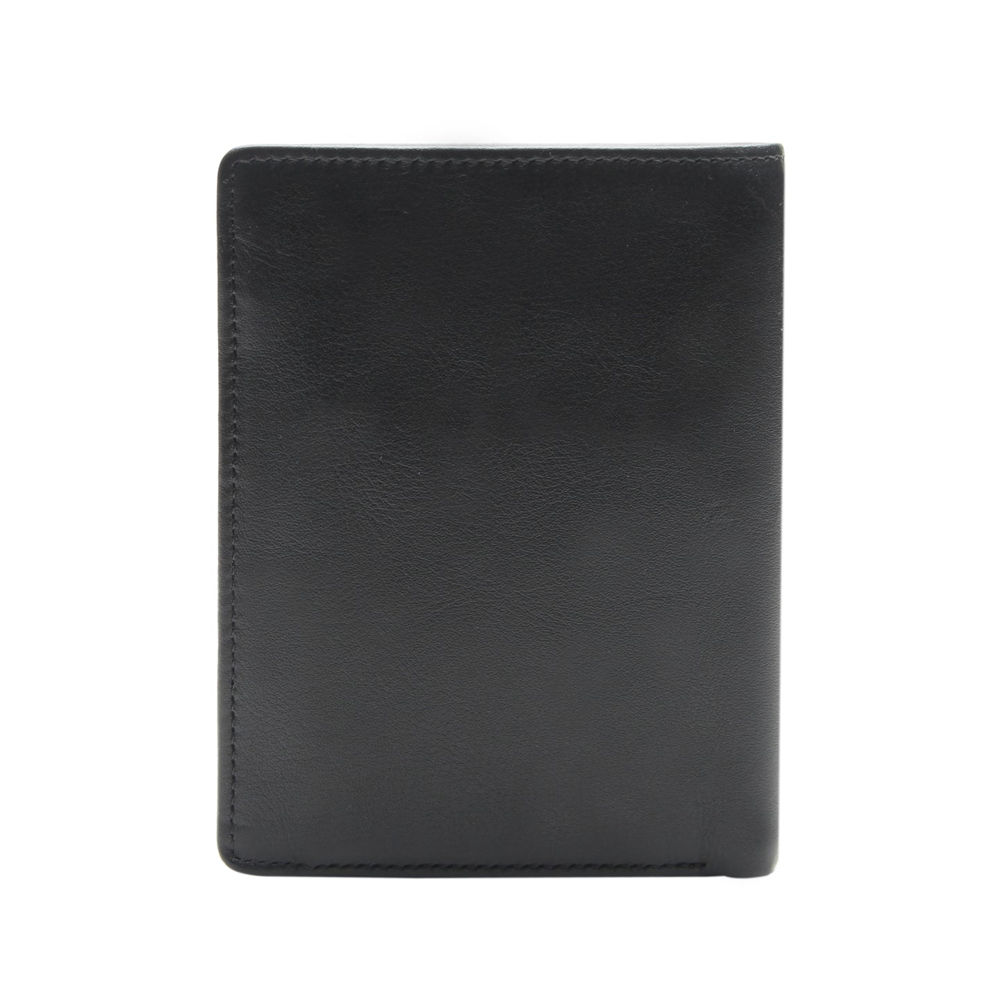 Hochformatbörse mit RFID Logo (Schwarz)