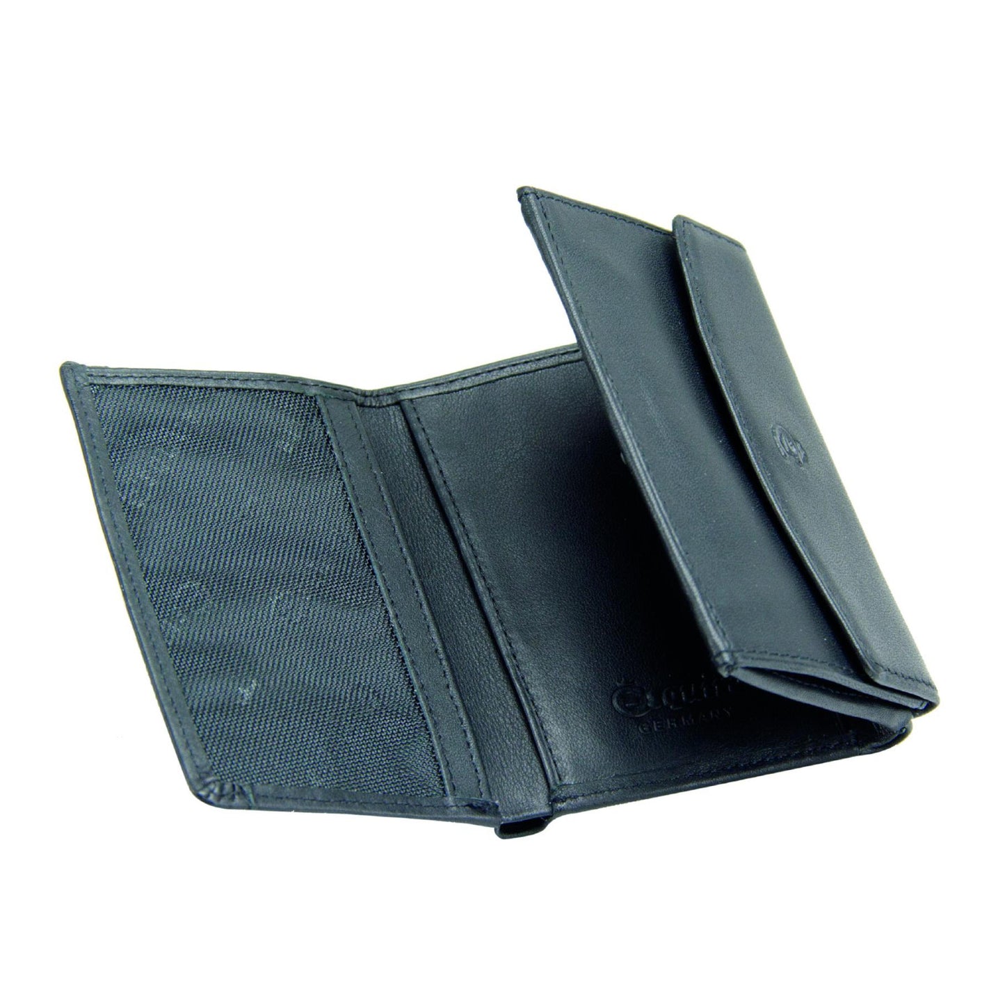 Querformatbörse mit RFID Logo (Schwarz)