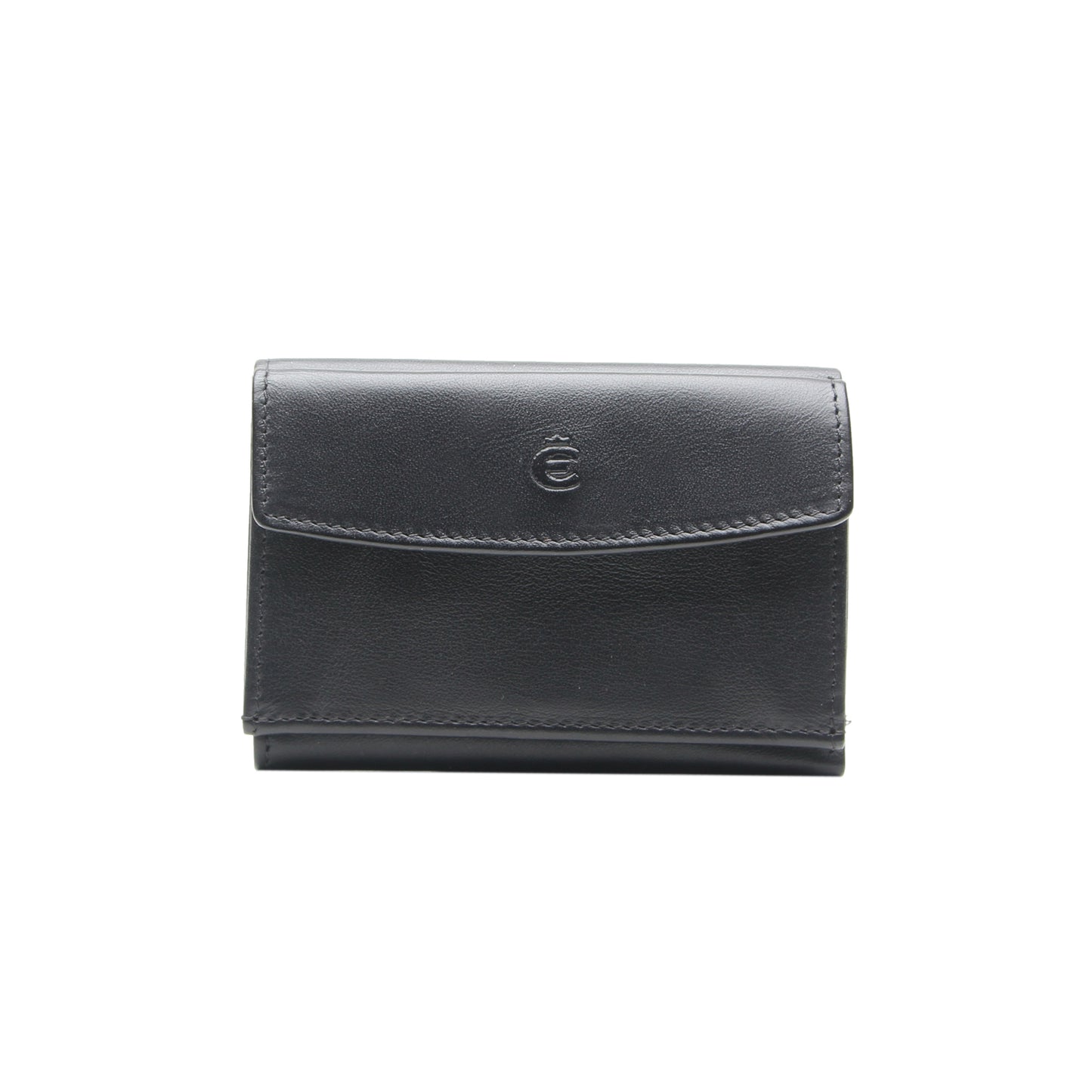 Querformatbörse mit RFID Logo (Schwarz)