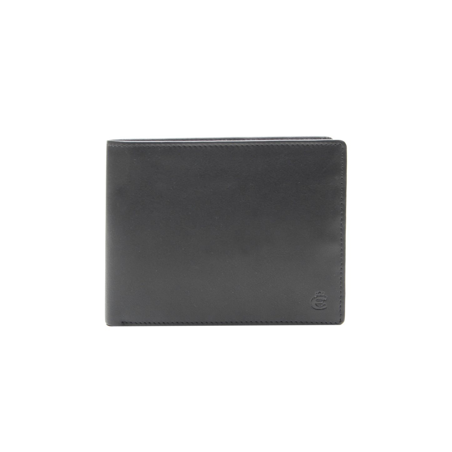 Querformatbörse mit RFID und CardSafeSystem Logo (Schwarz)