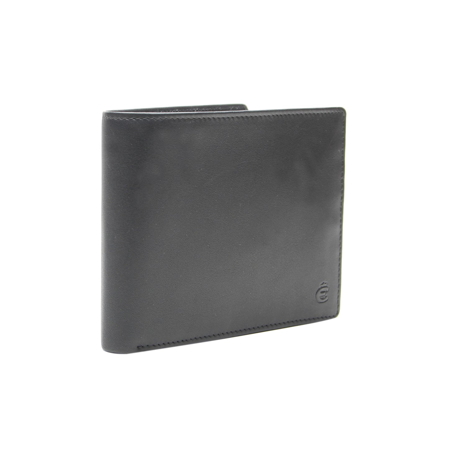 Querformatbörse mit RFID und CardSafeSystem Logo (Schwarz)