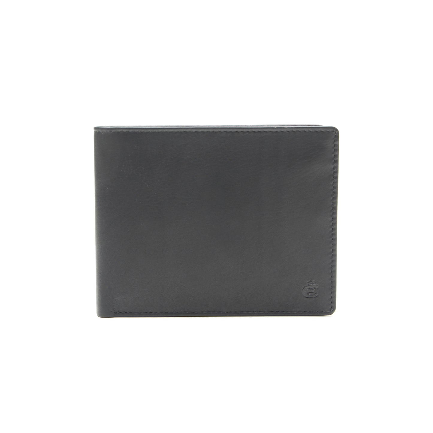 Querformatbörse mit RFID und CardSafeSytsem Logo (Schwarz)