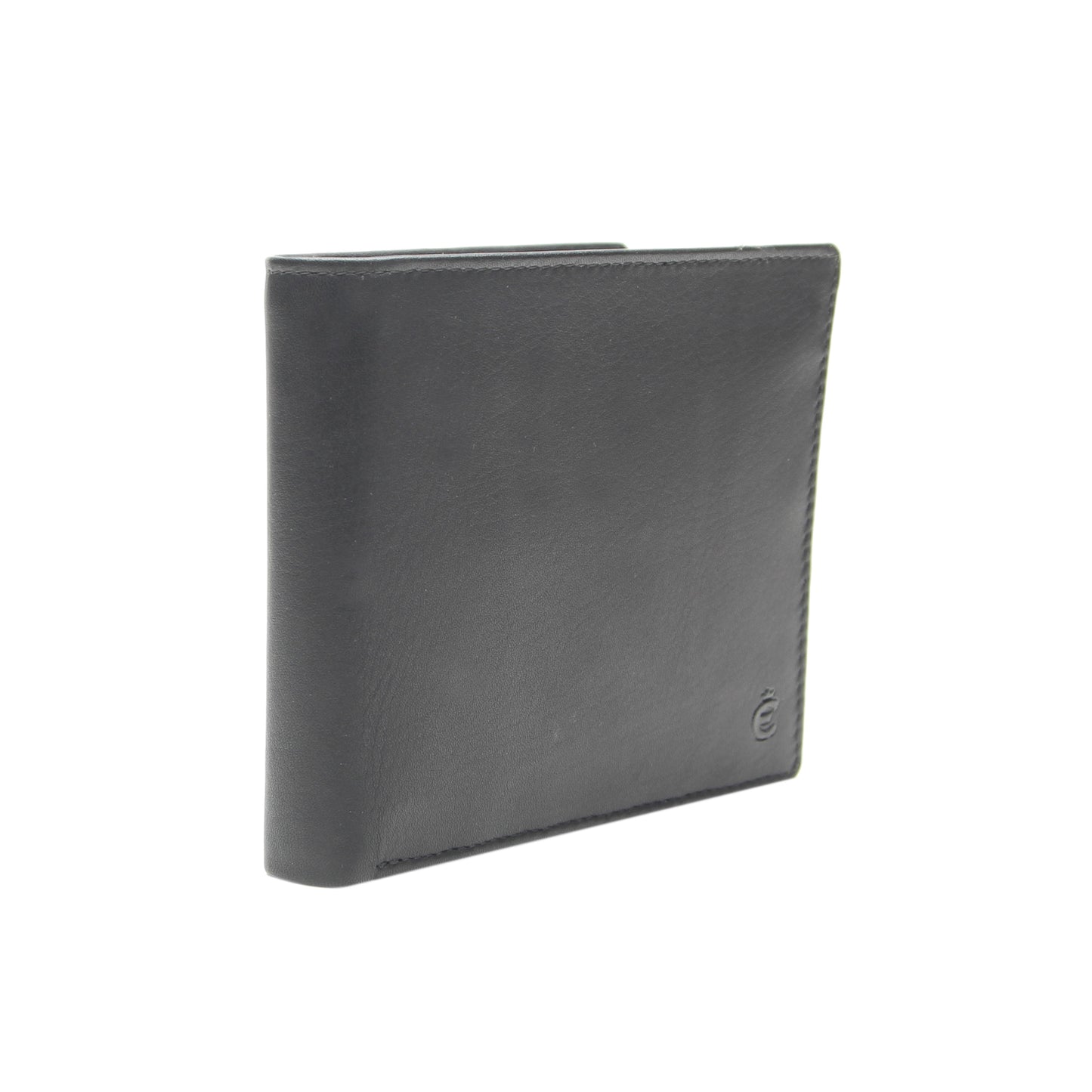 Querformatbörse mit RFID und CardSafeSytsem Logo (Schwarz)