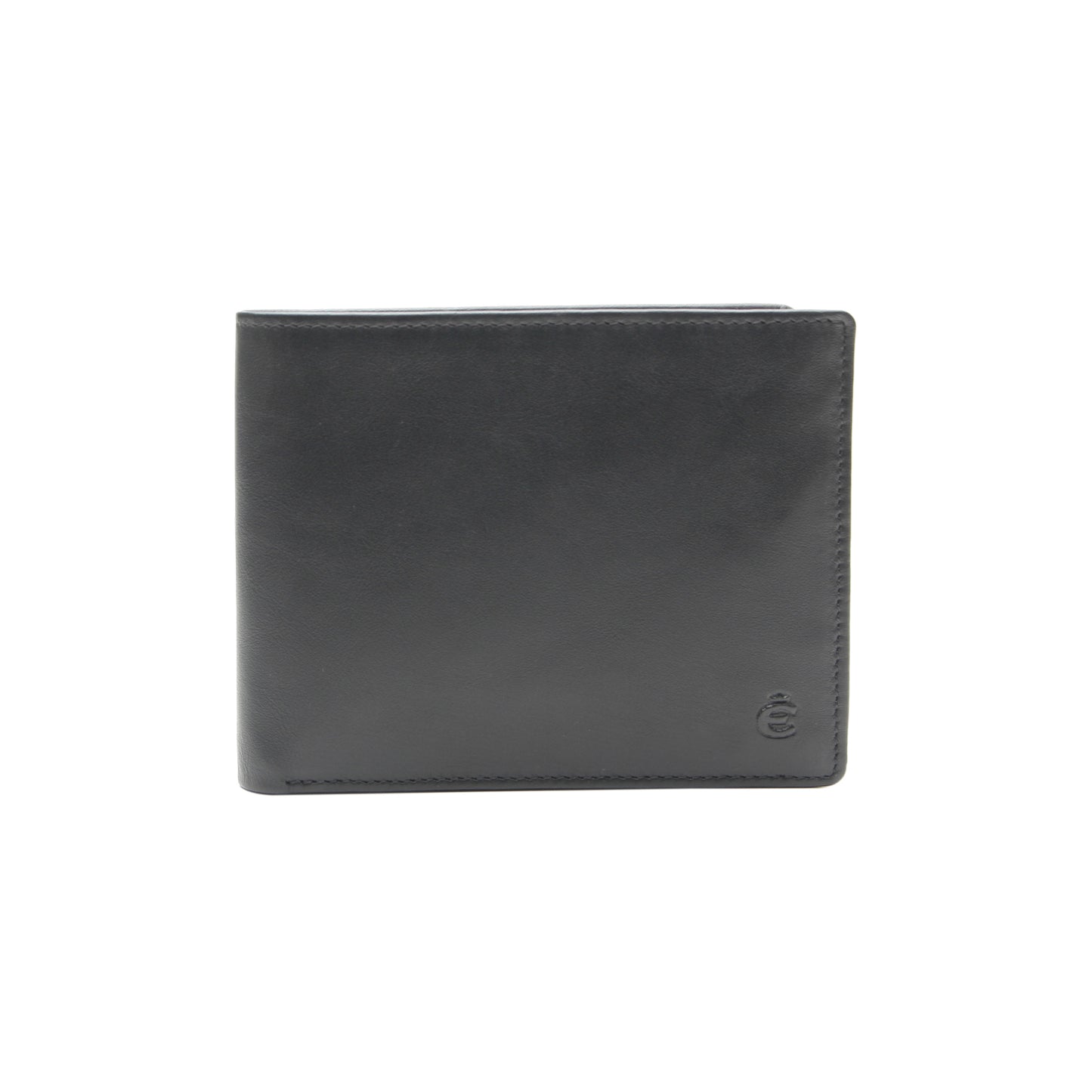 Querformatbörse mit RFID & CardSafeSystem Logo (Schwarz)