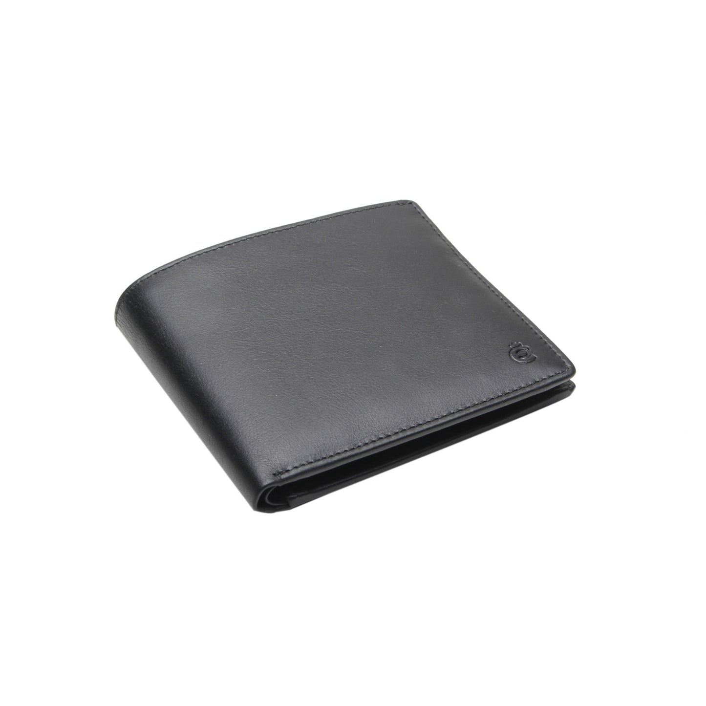 Querformatbörse mit RFID & CardSafeSystem Logo (Schwarz)