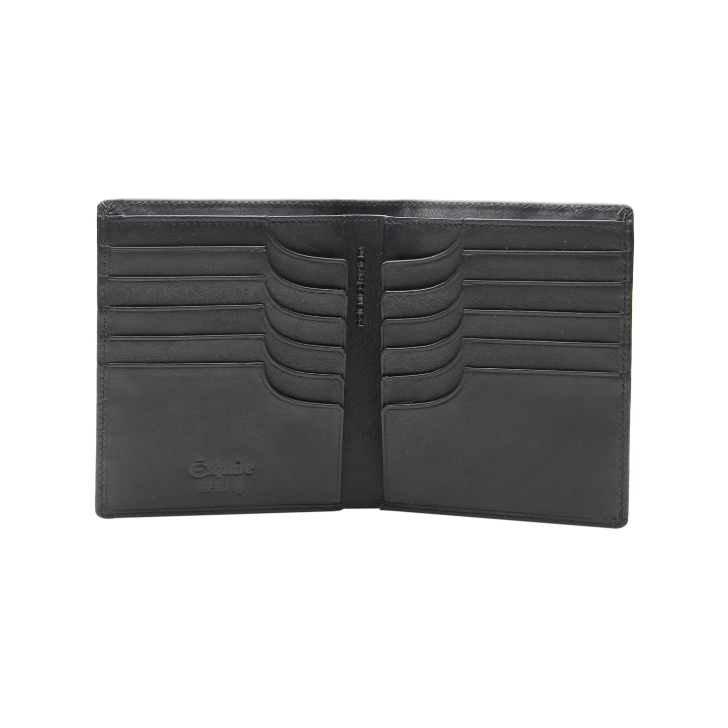 Kreditkartenetui mit RFID & CardSafeSystem Logo (Schwarz)