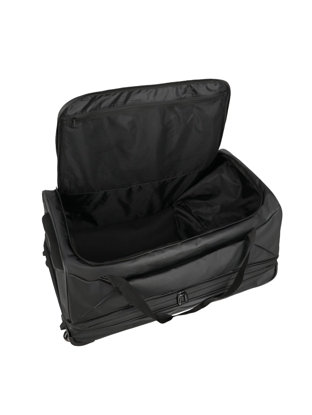 Basics Rollenreisetasche Plane Erweiterbar - Schwarz