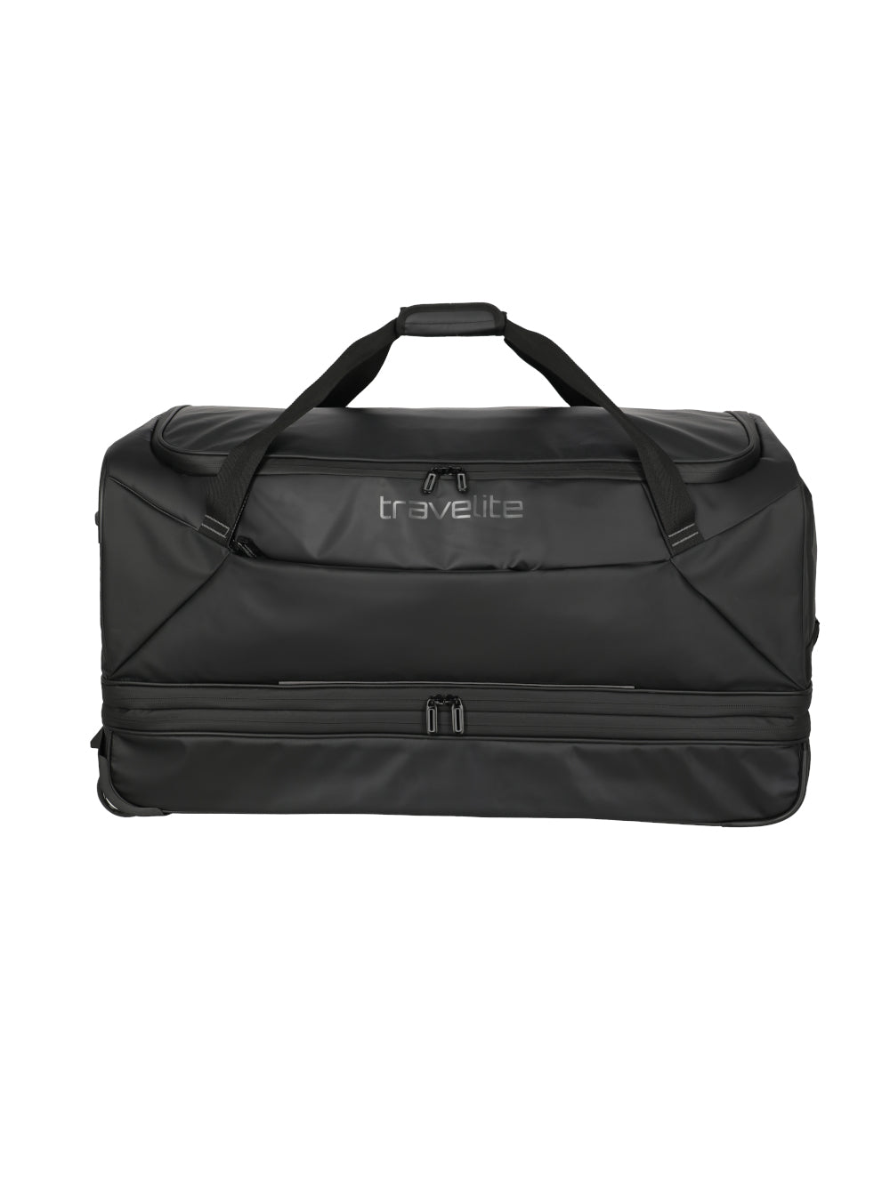 Basics Rollenreisetasche Plane Erweiterbar - Schwarz