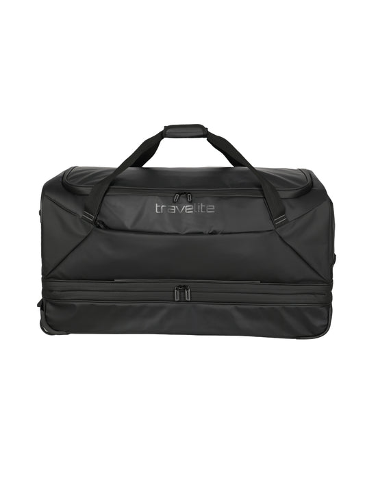 Basics Rollenreisetasche Plane Erweiterbar  - Schwarz