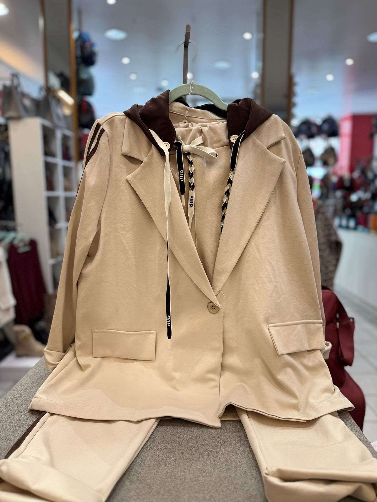 Anzug "Business" - Cream/Braun