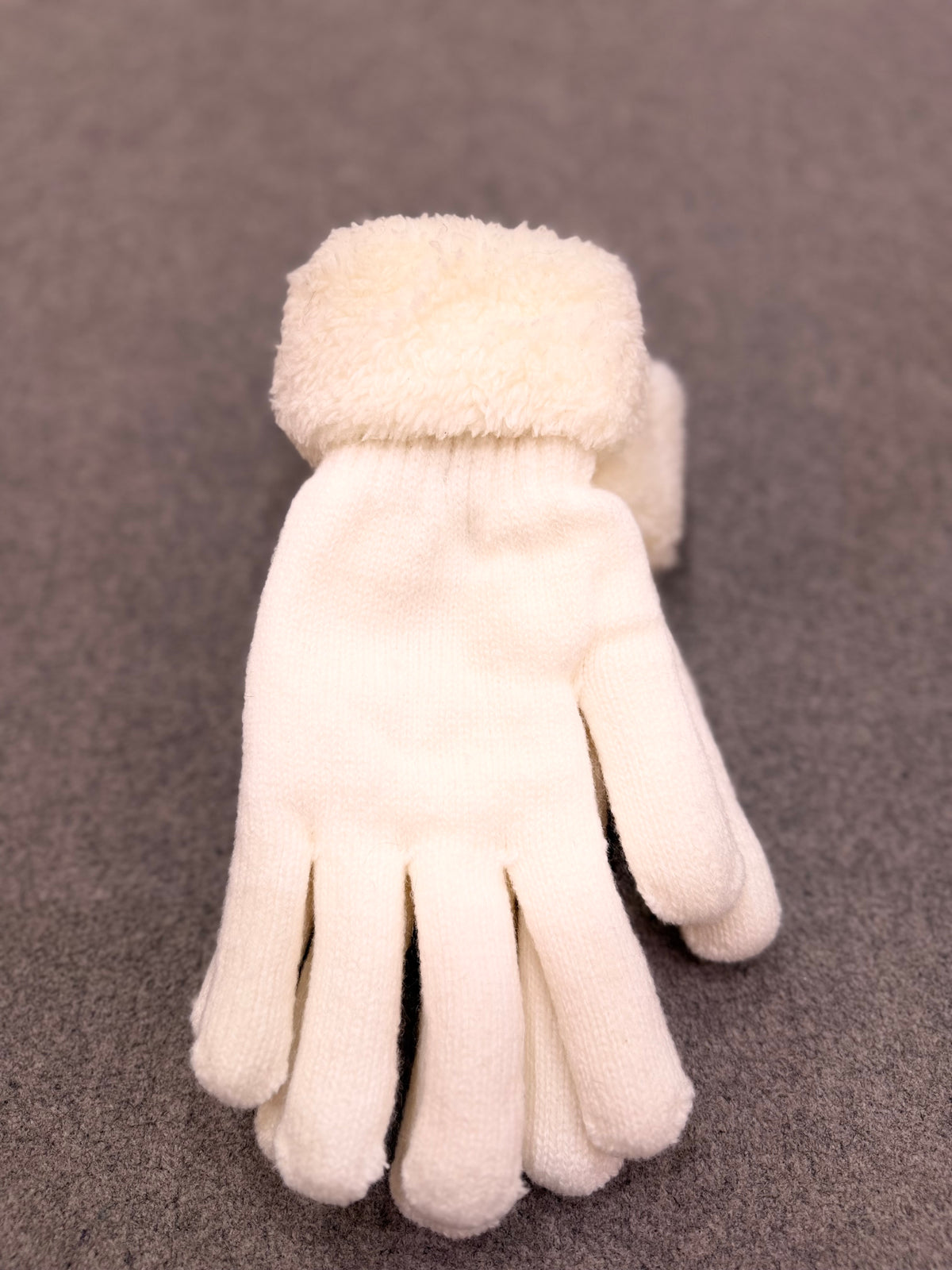 Handschuhe "Kuschel" - Weiß