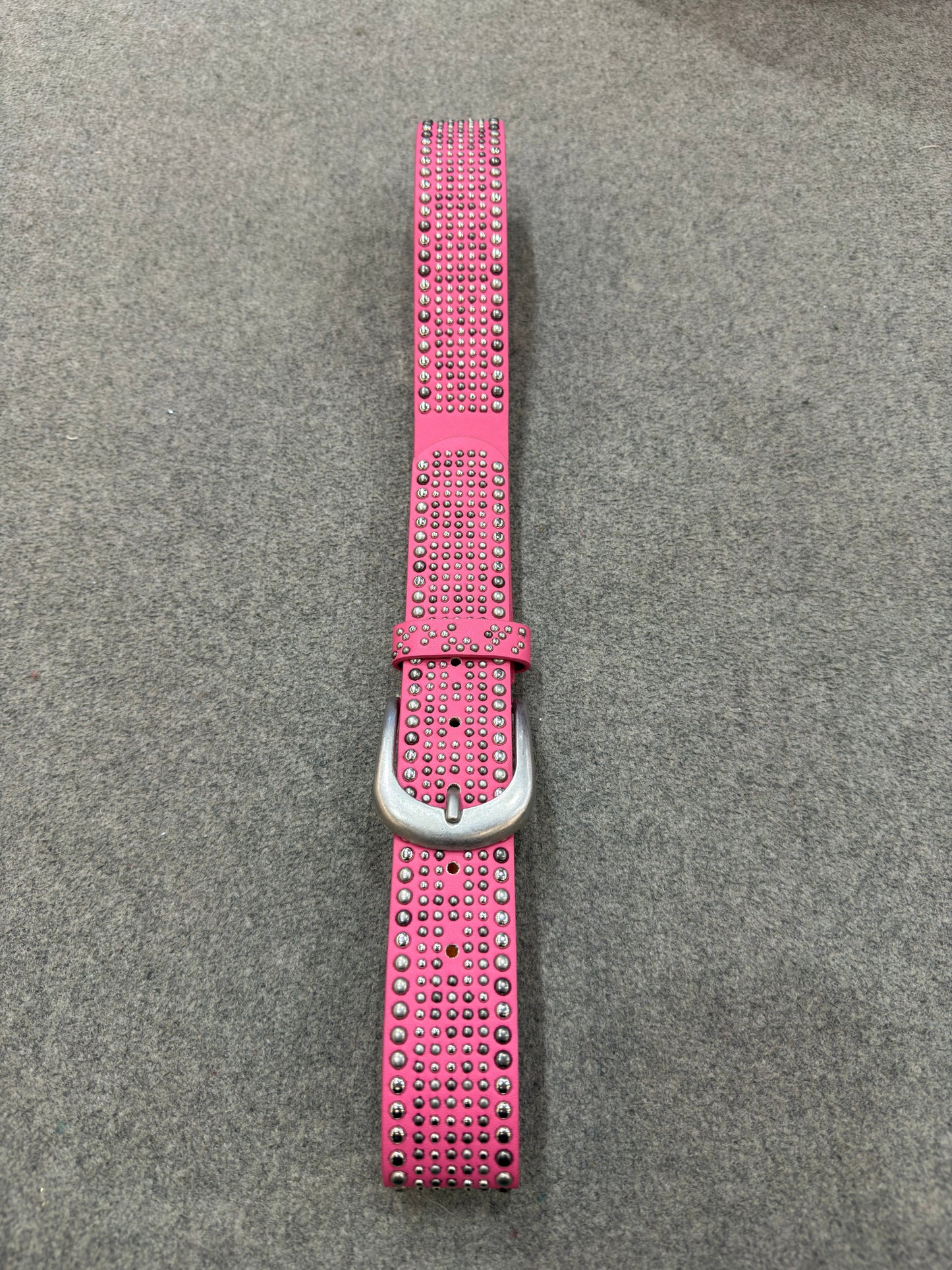 NietenGürtel "Kim" - Pink (85-105cm)