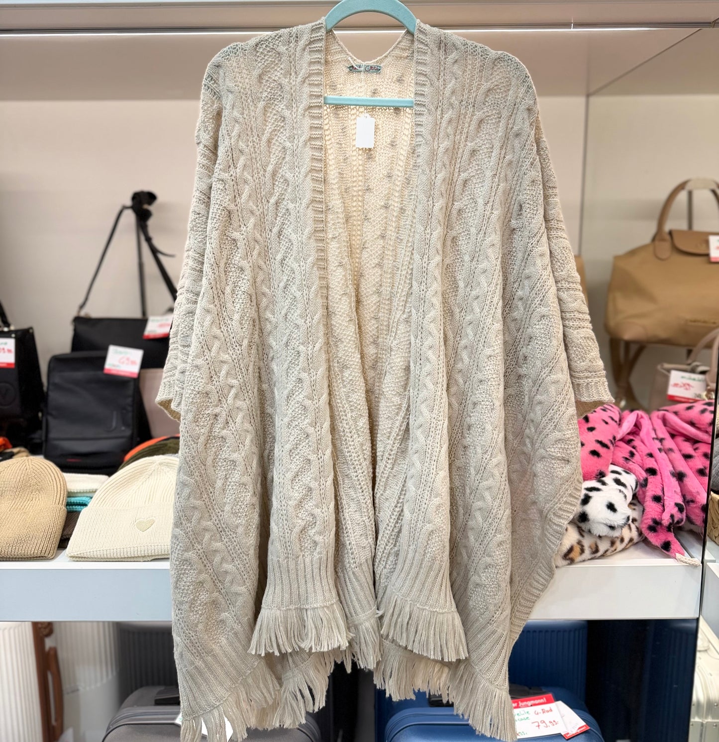 Poncho "Lang" - Verschiedene Farben