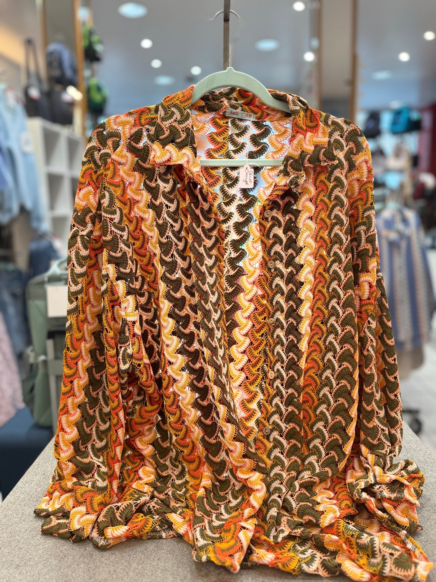 Hemd "Colors" - Orange/Olive
