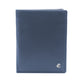 Hochformatbörse mit RFID Schutz & Cardsafe System "Harry" - Schwarz & Blau