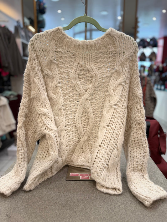 Strickpullover "Zopf" - Verschiedene Farben