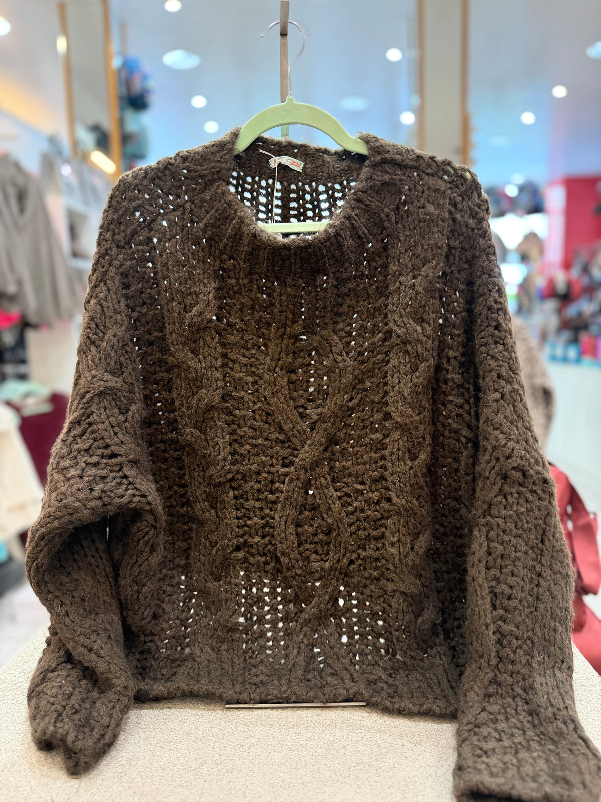 Strickpullover "Zopf" - Verschiedene Farben