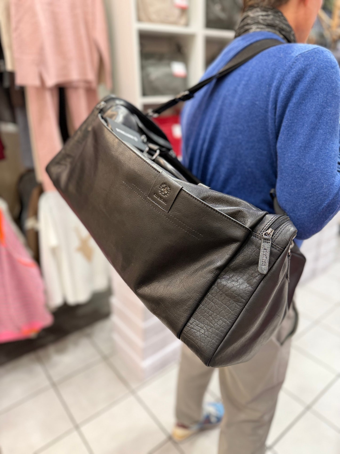 Hyde Park Larry Travelbag shz - Black