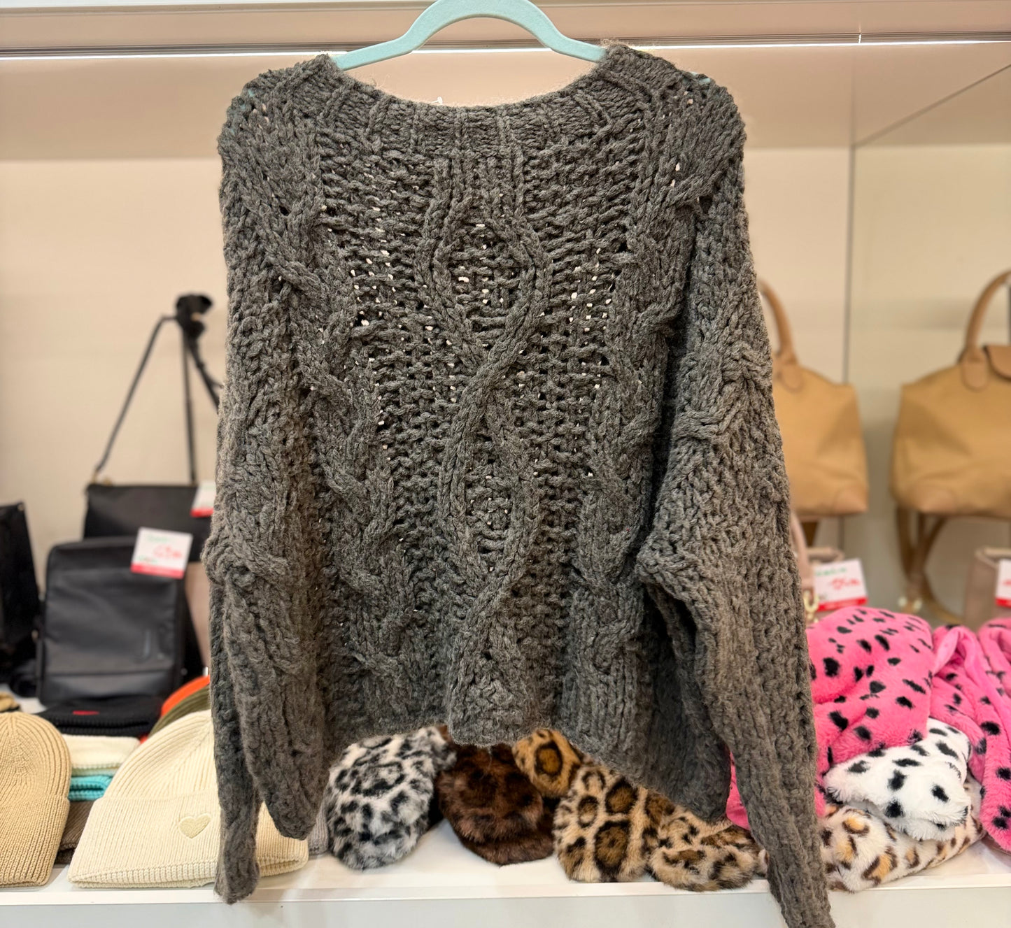 Strickpullover "Zopf" - Verschiedene Farben