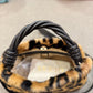 Shaida - Leopard + Natural/Cognac