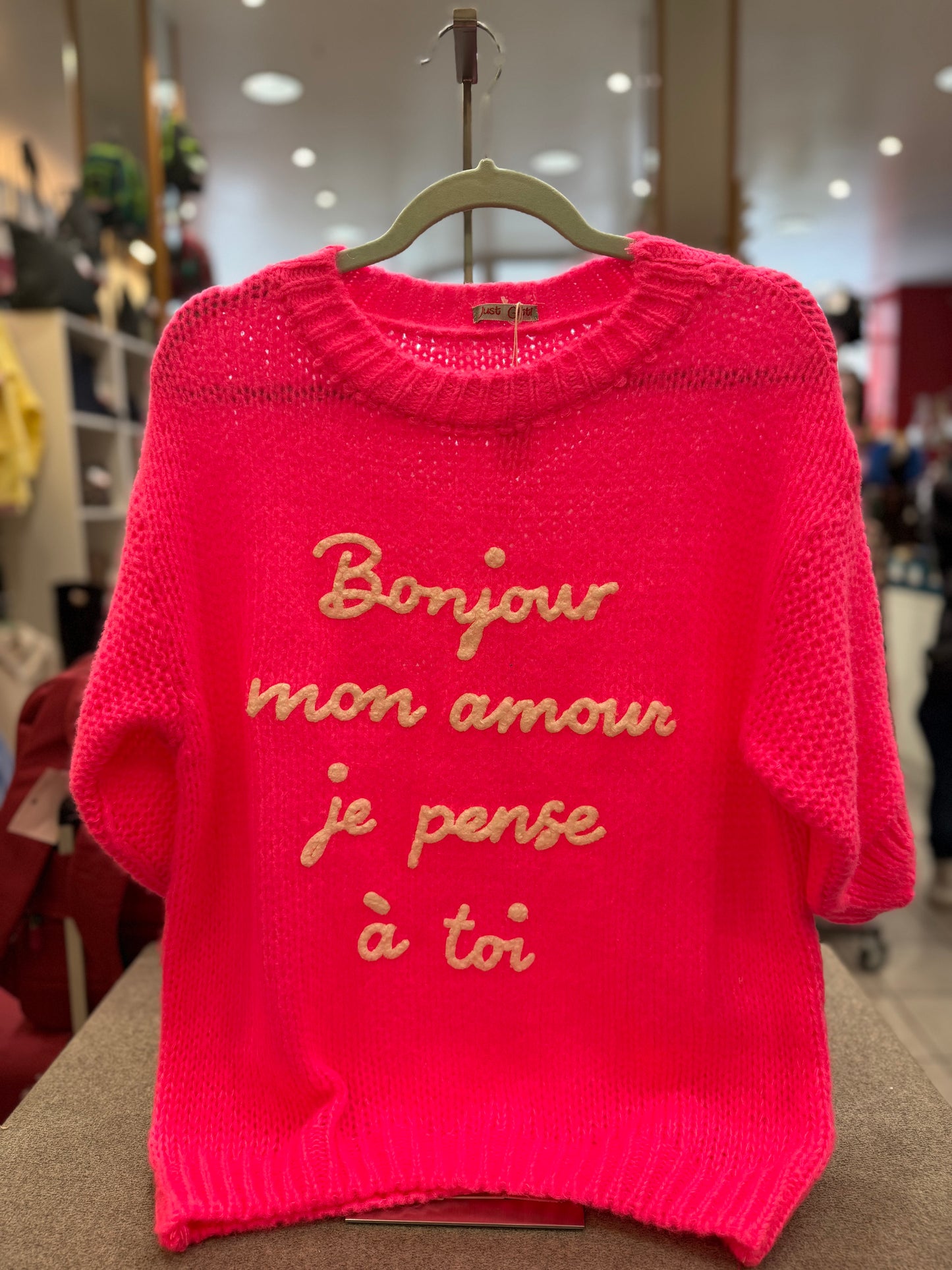 Pullover "Bonjour" - Verschiedene Farben