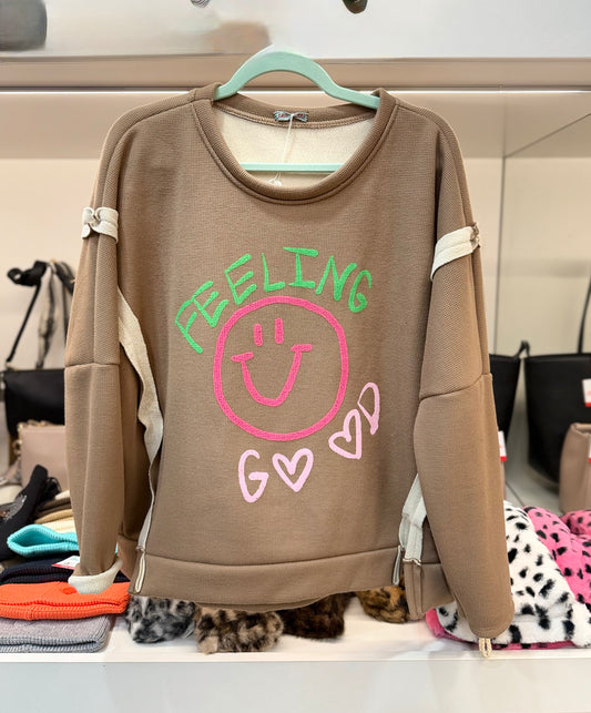 Pullover "Feeling Good" - Verschiedene Farben