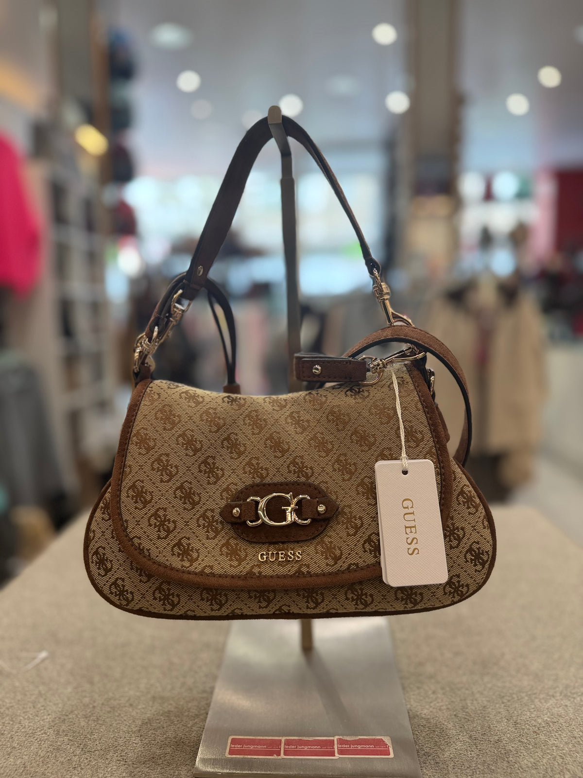 Samantha - Latte/Logo/Brown