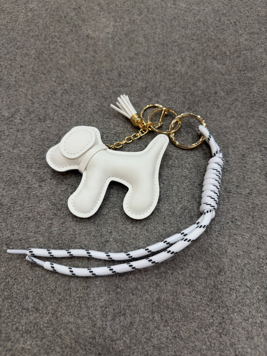 Anhänger "Hund" - Weiß