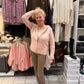 Kaputzenstrickjacke "Sparkle" - Verschiedene Farben