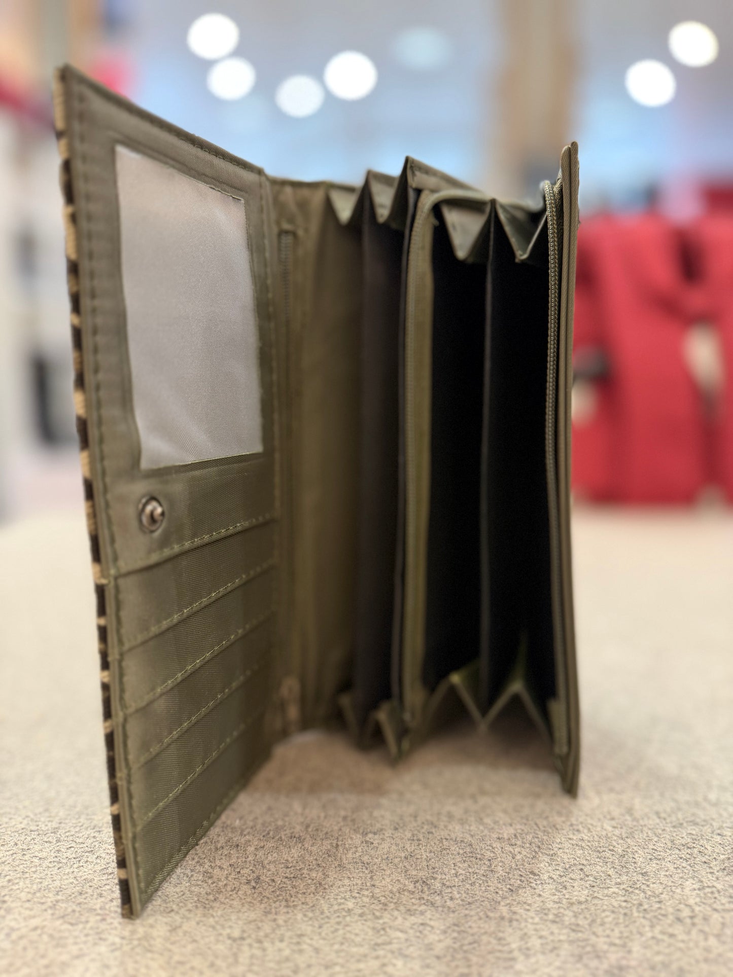 Geldbörse Lang - Leo - Olive