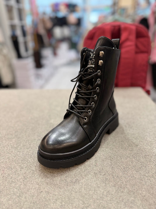 Stiefel Glitzer - Schwarz