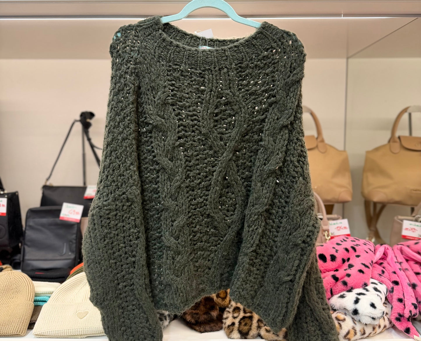 Strickpullover "Zopf" - Verschiedene Farben