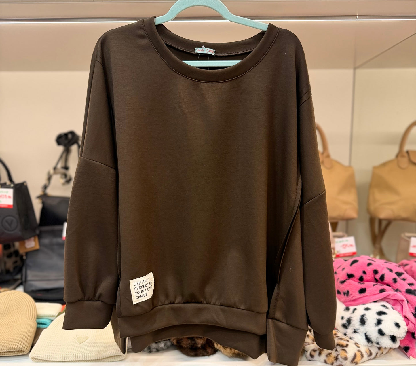 Pullover "Life Isnt Perfect But Your Outfit Can Be" - Verschiedene Farben