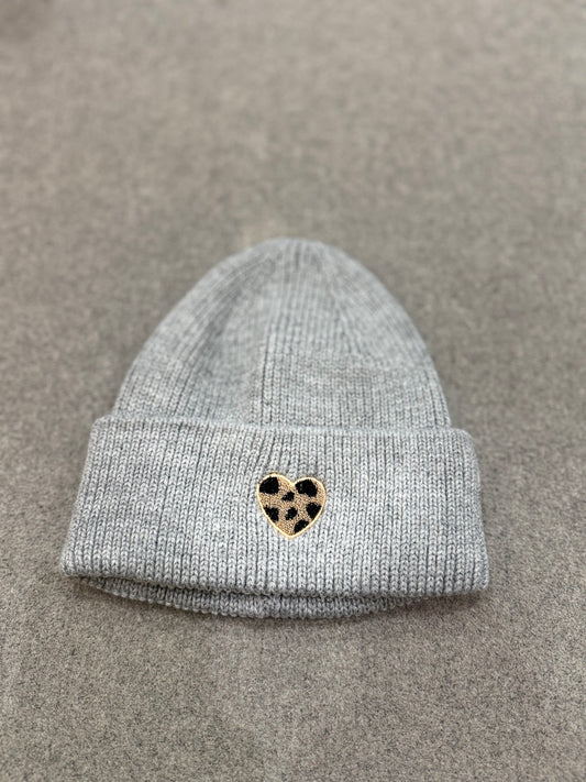 Beanie - Leo Love - Grau
