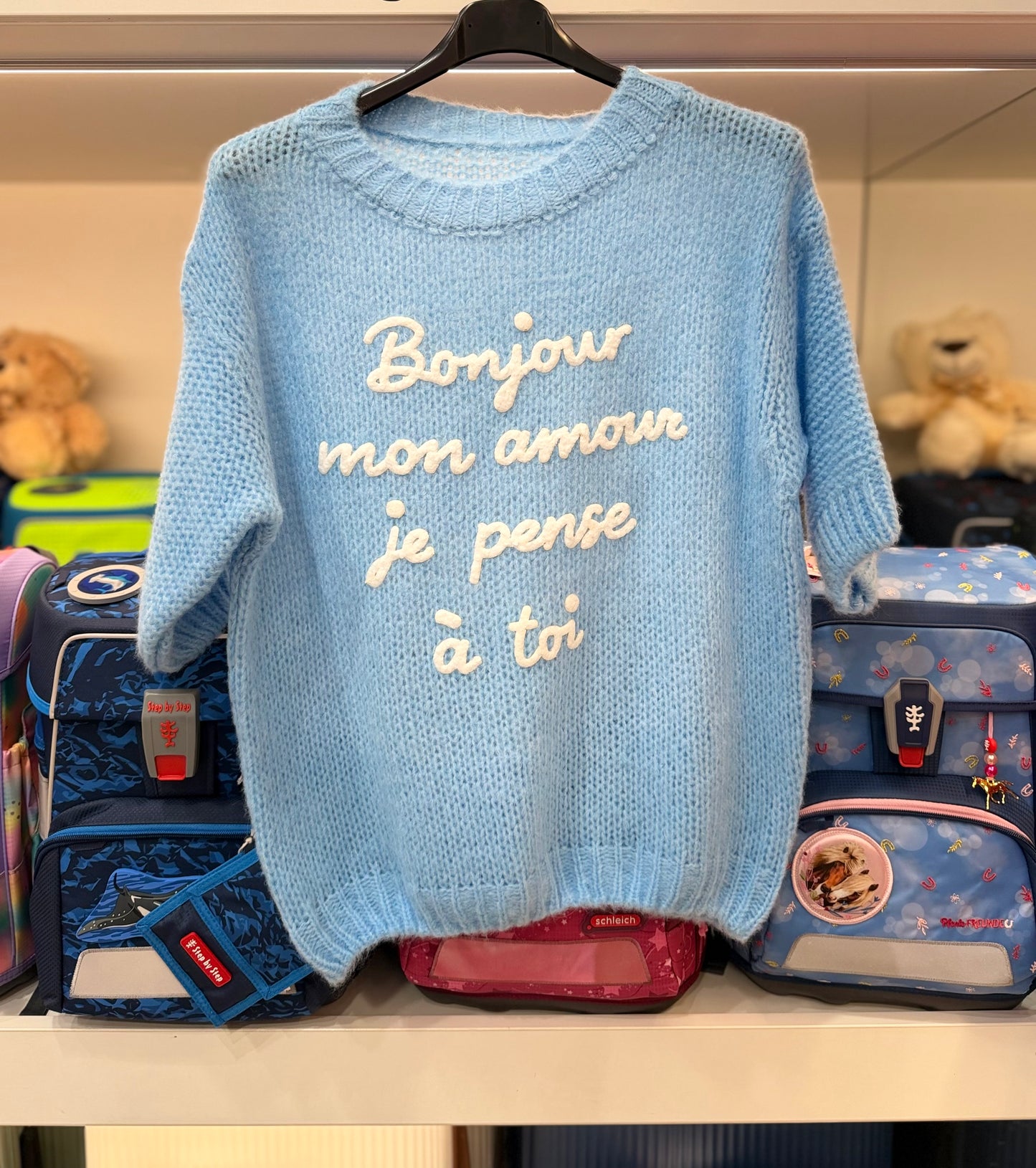 Pullover "Bonjour" - Verschiedene Farben