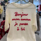 Pullover "Bonjour" - Verschiedene Farben