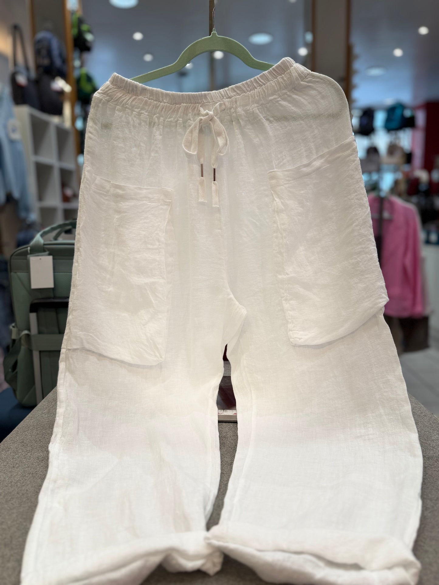 Hose "Lino" mit Taschen - Verschiedene Farben