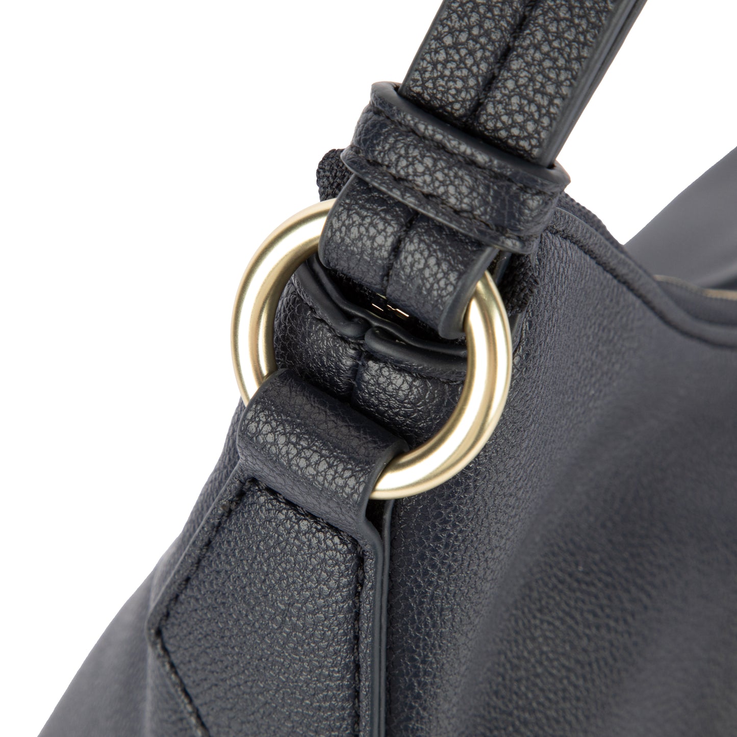 Cuore Lettera Dalia Hobo Mvz - Gold & Dark Blue