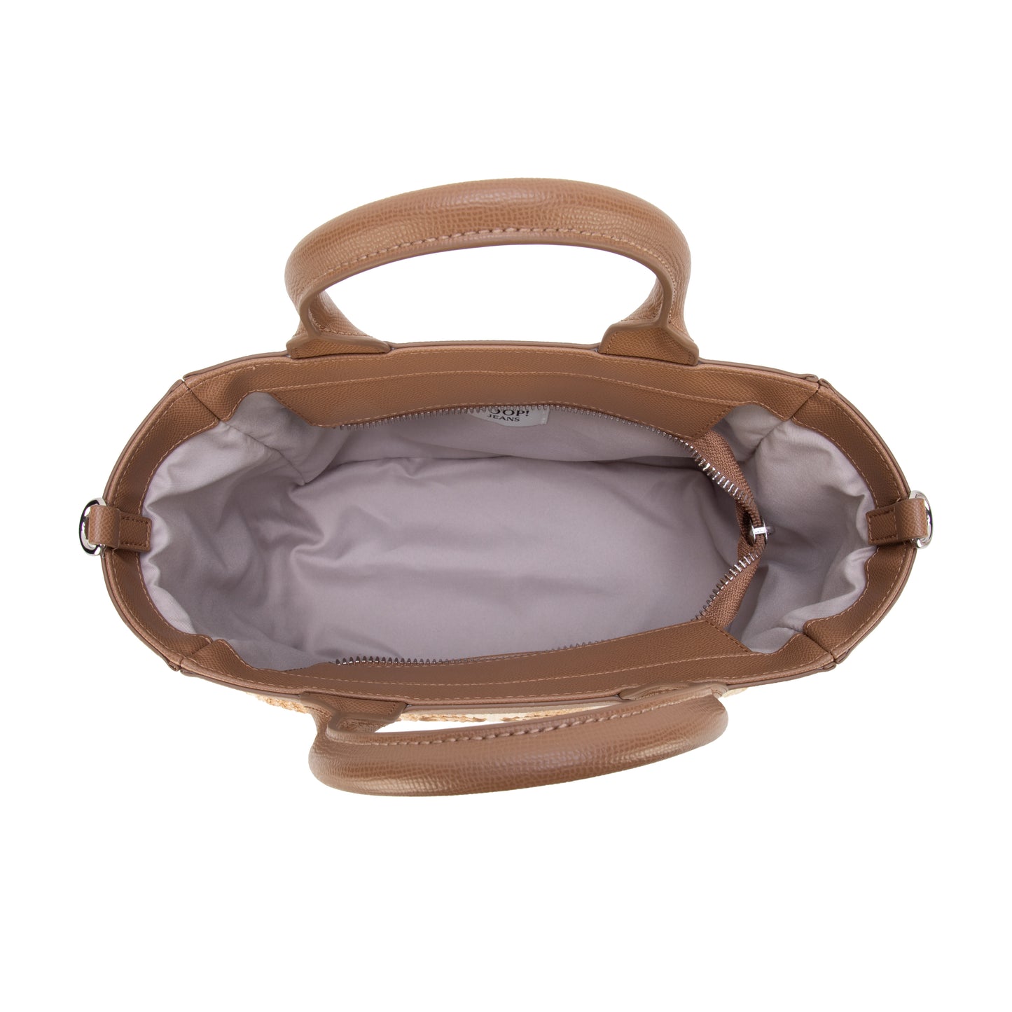 Calduccio Spiaggia Yvette Handbag Shz - Tannin & Black