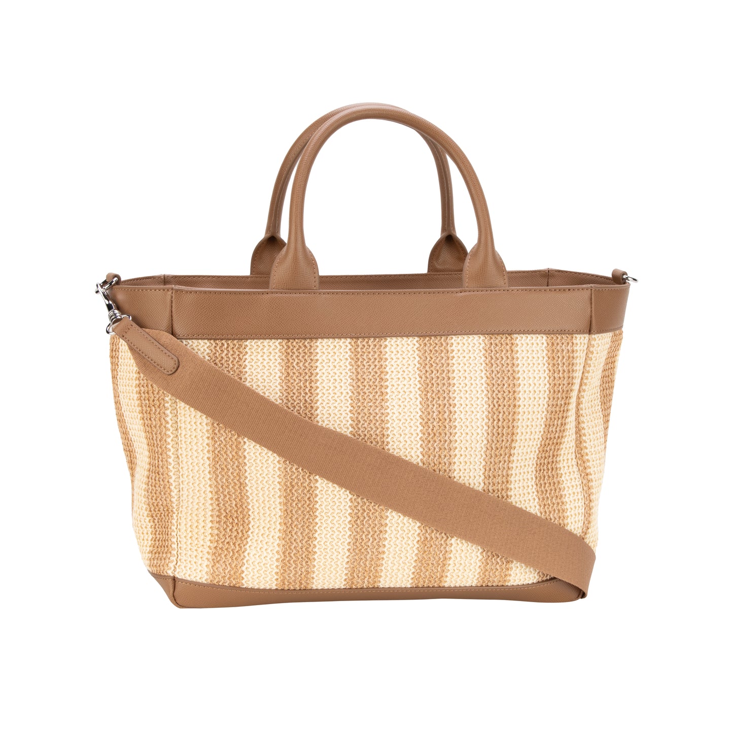 Calduccio Spiaggia Yvette Handbag Lhz - Tannin & Black